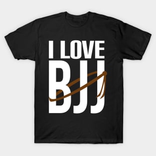 I love bjj brown belt T-Shirt
